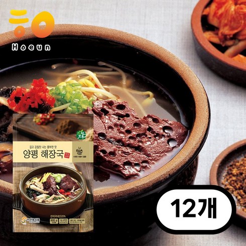 양평해장국밀키트 - 선봉식품 양평 해장국 (상온) 600 g, 600g, 12개