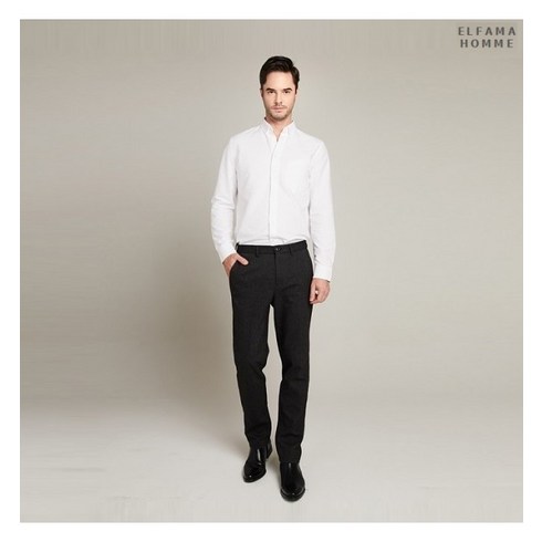 엘파마 엘파마 슬림 베이직 본딩 팬츠