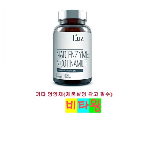 [정품보장]루즈 니코틴아미드 서플리멘트 Luz NAD 500mg 90캡슐 X 2병, 2개, 90개