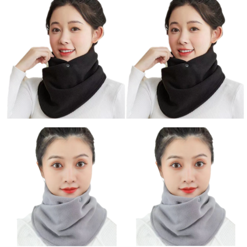 2023년 가성비 최고 겨울방한용품 - 프리티슈슈 남성 여성 방한 똑딱이 넥워머 머플러 목도리4p