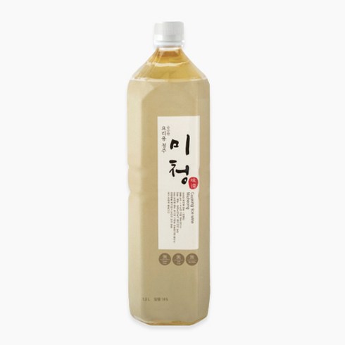 청주김창옥쇼 - S순수한 요리용 청주 미청 1.5L (맛술 요리술), 1.5kg, 1개