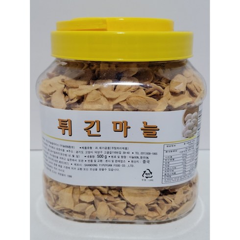 토호식품 튀긴마늘 슬라이스, 500g, 4개