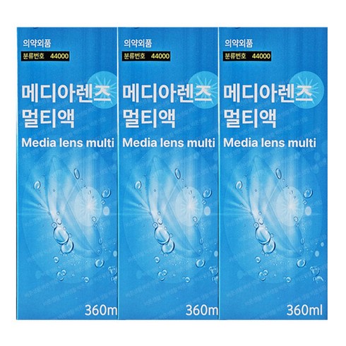 메디렌즈멀티 - 메디렌즈 소프트렌즈 멀티용액, 360ml, 3개