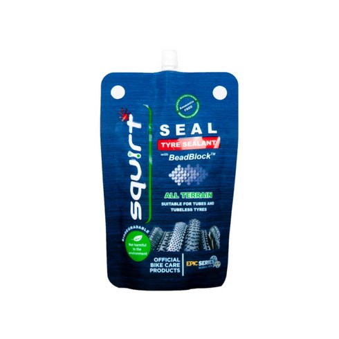 스쿼트 실 타이어 실런트 120 파우치 Squirt SEAL TYRE SEALANT 120ml 1개, 1set