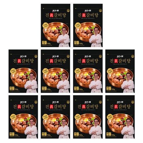 덕인관 진갈비탕 10팩, 700g, 10개