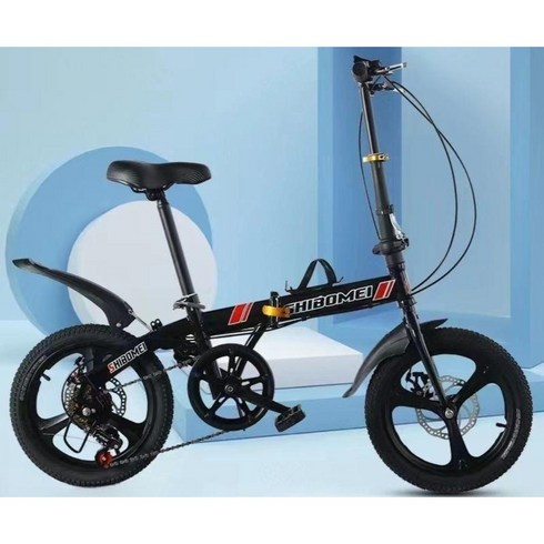 2023년 가성비 최고 메디슨피콜로 - 접이식자전거 초경량 폴딩 가벼운 휴대용 산책 16인치, (기본 모델)12인치 블랙+기프트백