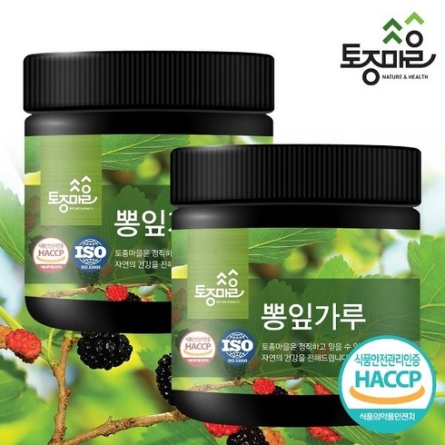 뽕잎가루 - 토종마을 [토종마을]HACCP인증 국산 뽕잎가루 150g X 2개