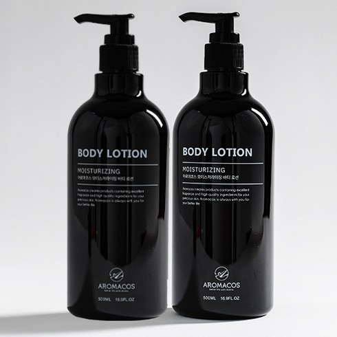 아로마코스 모이스처라이징 바디로션 500ml 2개