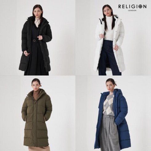 [RELIGION]남여공용 23FW 최신상 릴리전 롱패딩 1종