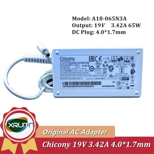 a18-065n3a - 시코니 A18-065N3A 충전기 에이서 노트북 전원 공급 장치용 AC 어댑터 65W 19V 3.42A A065R178P 4.0, 01 AU_01 CHINA