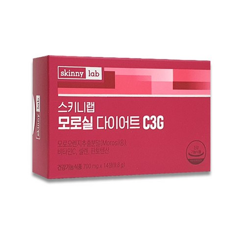 2023년 가성비 최고 스키니랩 모로실 다이어트 C3G 14포2박스 - 스키니랩 모로실 다이어트 C3G, 14정, 9.8g, 1박스