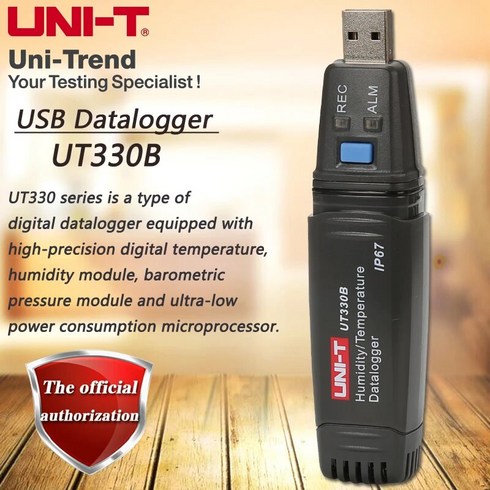 UNI-T USB 데이터 로거 온도/습도 측정기 저장 읽기 온도 습도 UT330B, 한개옵션0