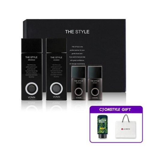 보닌네이처워시 - 더스타일 2종 기획세트 + 네이처워시 페이스 바디 클렌저 300ml 쇼핑백 증정, [0001]기본상품