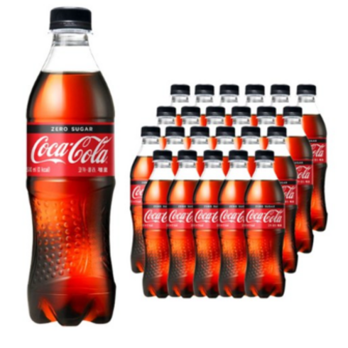 2023년 가성비 최고 코카콜라제로 - 코카콜라 제로 500ml PET X 24입, 24개