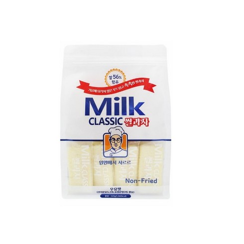밀크 클래식 쌀과자 240g x 1봉 지퍼백포장 밀크과자, 1개, 본상품선택