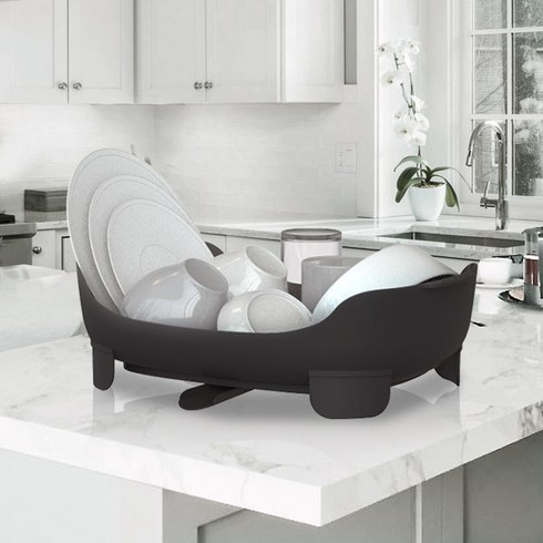 토프 와이드 식기건조대, 1단, 다크그레이, 1개