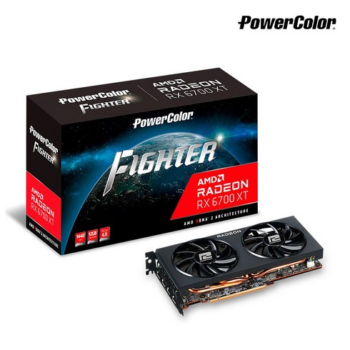 파워컬러 PowerColor 라데온 RX 6700 XT Fighter D6 12GB 그래픽카드