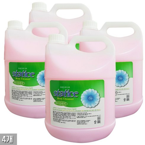 스타티스 대용량 바디워시 4000ml x 4개