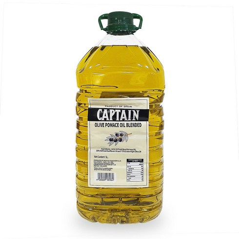 대용량올리브유 - 캡틴 포마스 올리브유, 1개, 5L