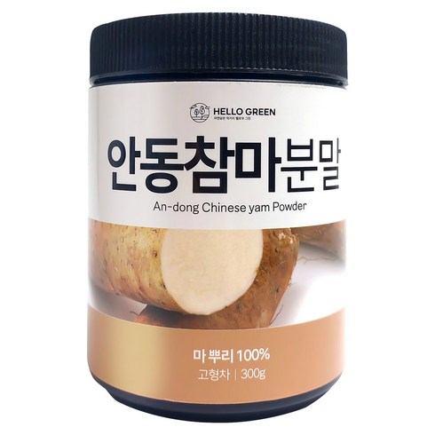 마분말 - 헬로우그린 국내산 안동 참마 분말 300g(통), 1개