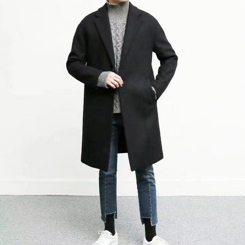 2023년 가성비 최고 명품코트 - ZO753 울혼방 모직 투버튼 코트