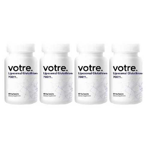 4개 Votre 보트레 리포좀 글루타치온 700mg 60정, 60개