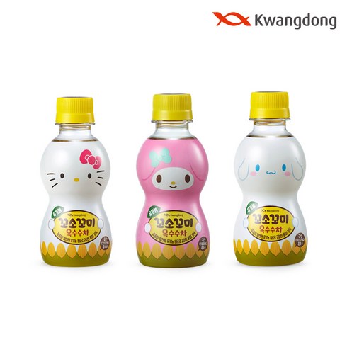 [광동직영] 꼬소꼬미 옥수수차 200ml, 20개