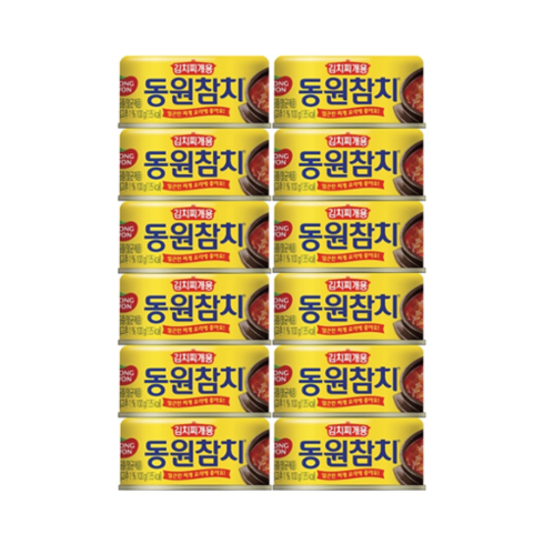 동원 김치찌개용 참치 100g x 12개