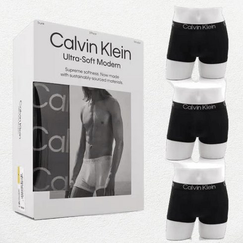 nb3187 - Calvin Klein 공식브랜드관 CK 로고 남성 모달 드로즈 NB3187 901 3PACK SET 189606