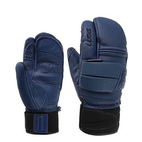 2023년 가성비 최고 루디스삼지 - 루디스 2324 다운힐 J 주니어 여성 스키 장갑 삼지 DOWN HILL J, 다운힐J NAVY