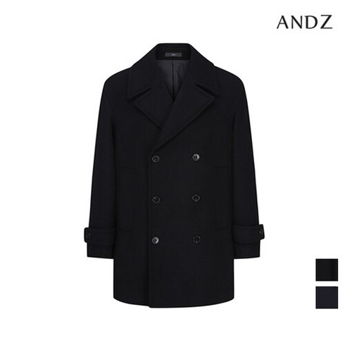 앤드지 [앤드지] 세미오버핏 숏 더블 피코트_BZB4CB1202