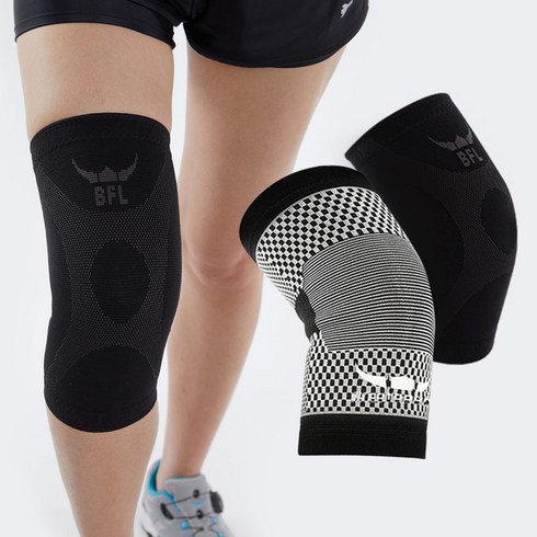 BFL 고탄력 테이핑 요법 입체 압박의무릎보호대 (1+1) 일반형/고급형, 고급형 2개 1세트