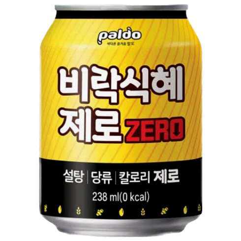 팔도 비락식혜 제로, 238ml, 24개