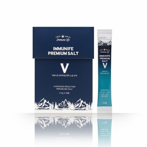 이뮤니프 레드비트 감국추출 루테올린 면역 소금 V 30포 스틱 (75g), 단품
