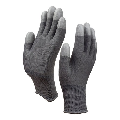 2023년 가성비 최고 ak장갑버튼 - 탑피트 손끝코팅 장갑 좌우 세트 L, 회색, 50개