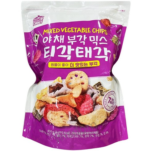 마마스초이스 야채부각믹스 티각태각 450g 코스트코, 1개