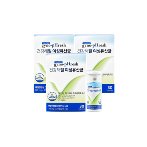 메디포스트 지노프레쉬 건강해질 여성 유산균, 3개, 170mg