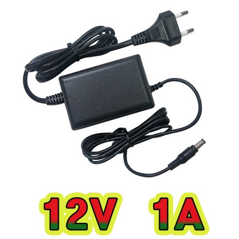 12v1a어댑터 - 순흥전기 어댑터 12V 1A 전원선일체형 SMPS 1000mA 어댑터 아답터 직류전원장치, SH-121201C, 1개