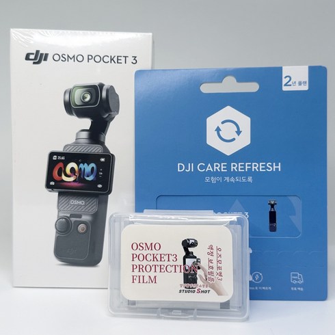 오즈모포켓3 - DJI 카메라 오즈모 포켓 3 크리에이터 콤보, PP-101 단품+액정보호필름+2년보험