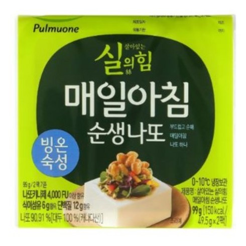 풀무원 매일아침 순생나또, 49.5g, 48개