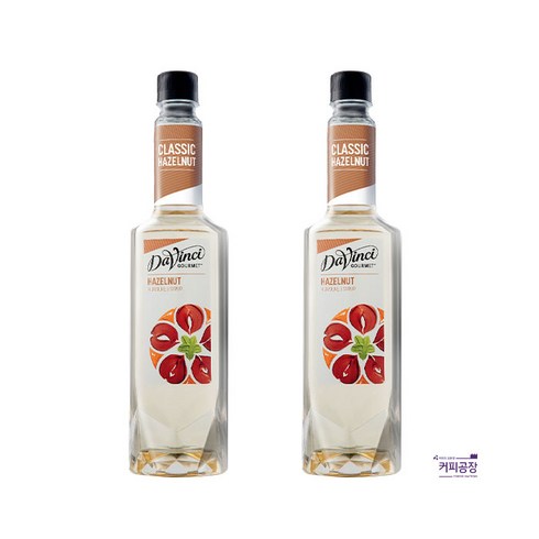 다빈치 헤이즐넛 시럽 750ml, 2개