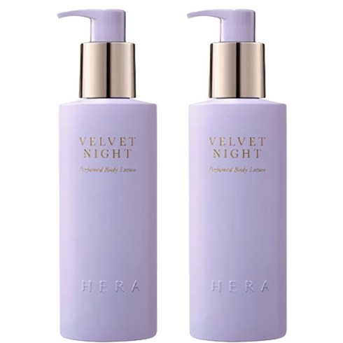 헤라 벨벳 나이트 퍼퓸드 바디로션 250ml+250ml, 1set
