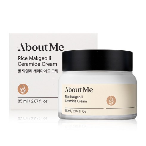 어바웃미쌀막걸리 - 어바웃미 쌀 막걸리 세라마이드 크림, 2개, 85ml