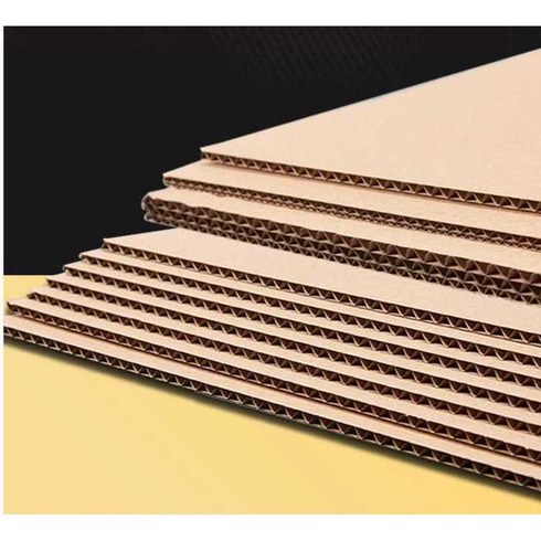 평골판지 간지 공예 뒷대지 포장 미술 박스지 포장용, 5단 6mm 10x10 20장