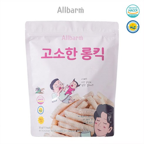 달콤한롱킥 - 올바름 독도 쌀과자 종합상품, 고소한 롱킥, 30g, 1개