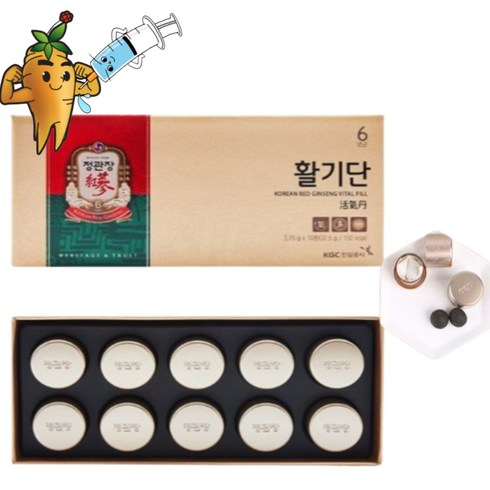 활기단로얄 - 정관장 활기단 3.75g x 10환, 2개, 10개입