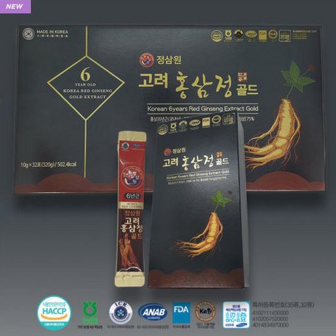 홍삼정원데이스틱(10ml18박스 - 정삼원 고려 홍삼정 골드 스틱 10g X 32포, 320g, 1개