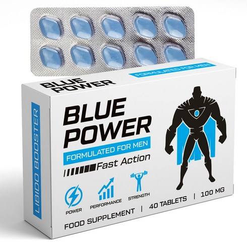HUMAKEllc 블루 파워 100mg, 40정, 1개