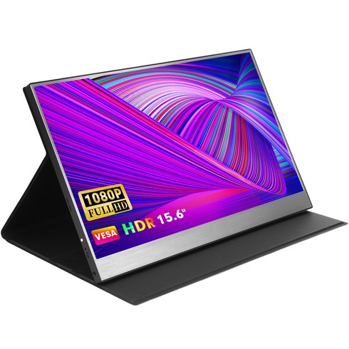 비주얼 비트 39.62cm FHD DEX 포터블 IPS HDR 15인치 멀티 터치 스크린 휴대용 모니터 R15PMT01