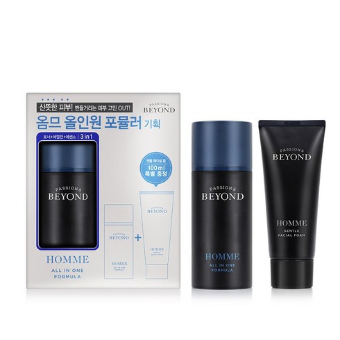 비욘드 옴므 올인원 포뮬러 100ml 기획 세트, 1세트